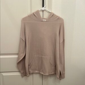 Tres Bien Women's Cream Hooded Sweater